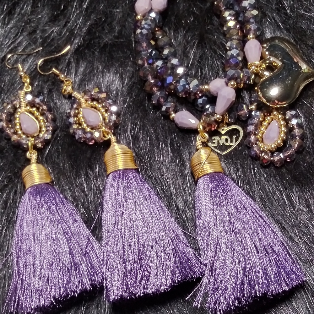 Bracelets and earrings